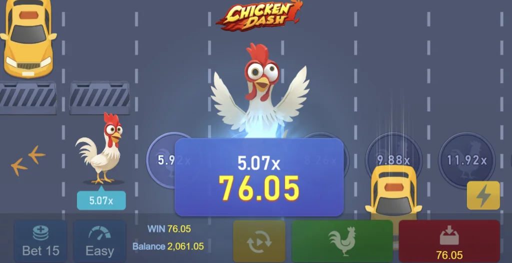 Jeu Chicken Dash par TaDa Gaming